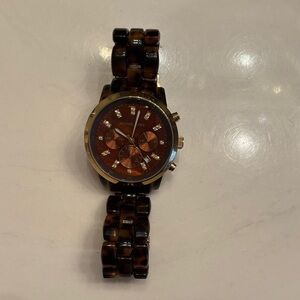Michael Kors Brown and Gold Watch